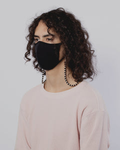 Black Bead Mask Chain
