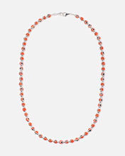 Load image into Gallery viewer, Orange Evil Eye Mask Chain
