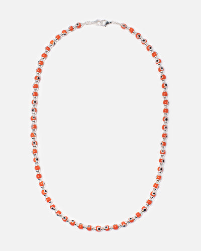 Orange Evil Eye Mask Chain