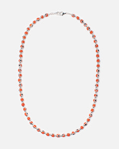 Orange Evil Eye Mask Chain