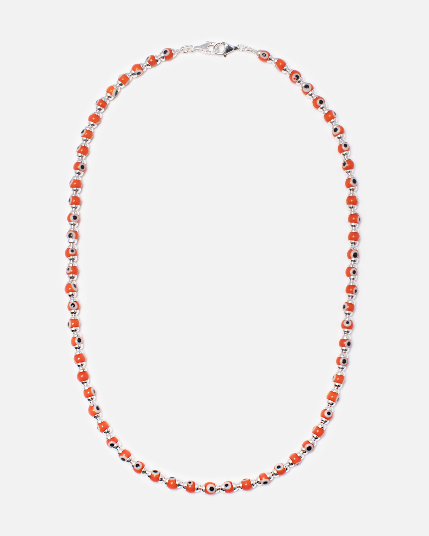 Orange Evil Eye Mask Chain
