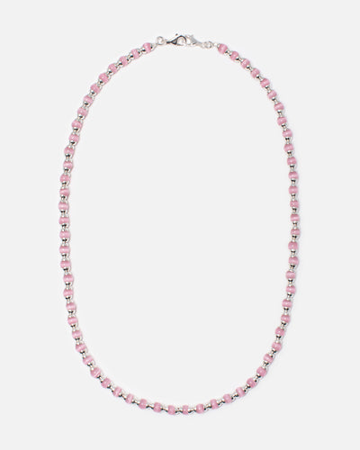 Pink Bead Mask Chain